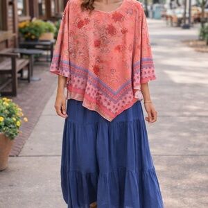 Boho Poncho Cover with Bonus under Shirt 2 for 1